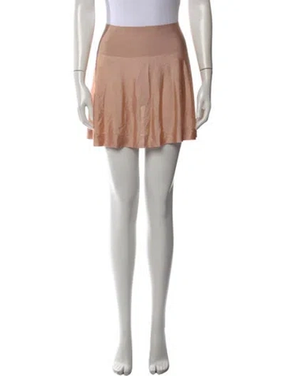 Pre-owned Alaïa Mini Skirt In Neutral
