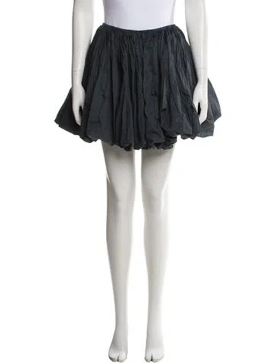 Pre-owned Alaïa Mini Skirt W/ Tags In Blue