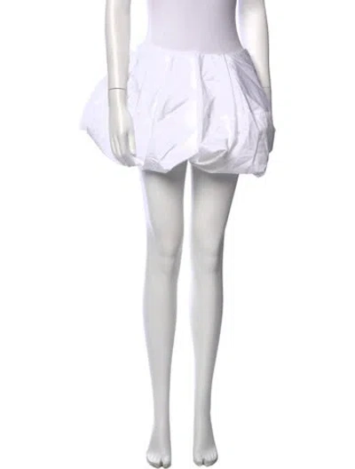 Pre-owned Alaïa Mini Skirt W/ Tags In Neutral