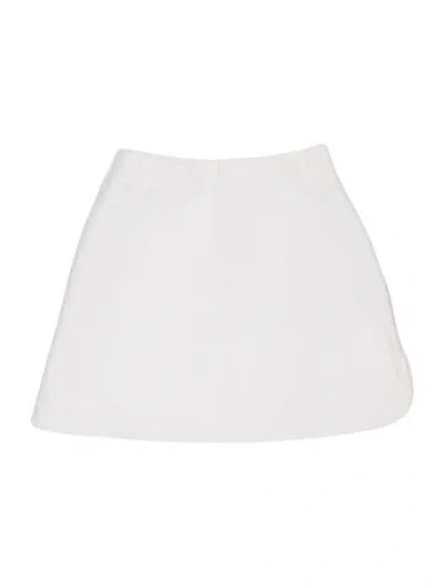 Pre-owned Alaïa Mini Skirt In White