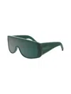 Alaïa Mm6 Maske Sunglasses In Green