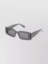 Alaïa Modern Rectangular Frame Sunglasses In Gray