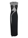 Alaïa Alaia Women Knit Molded Midi Dress