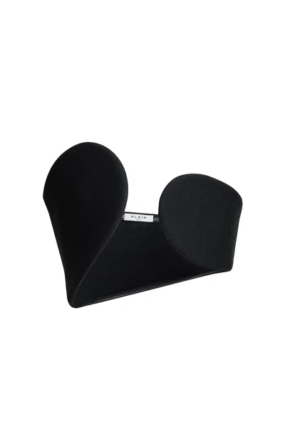 Alaïa Molded Top In Black