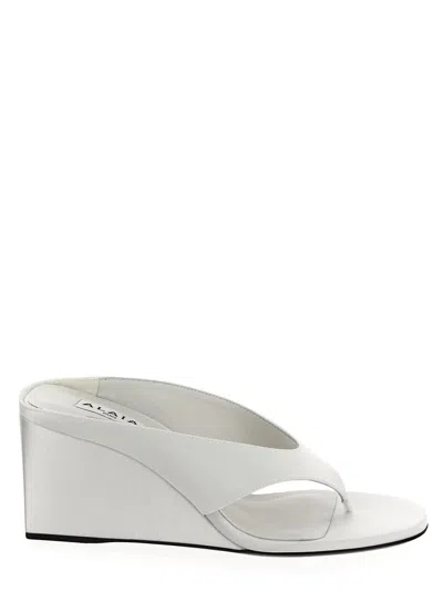 Alaïa Mule Infradito In White