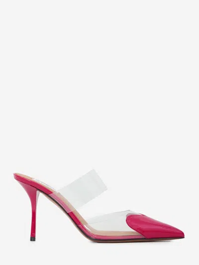 Alaïa Raspberry Le Coeur Mules In Pink