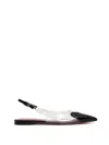 Alaïa Le Cœur Slingback Flats In Black