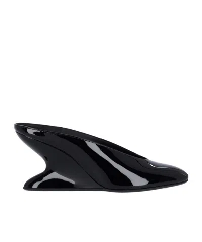 ALAÏA ALAÏA CURVE WEDGE MULES