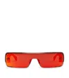 Alaïa Rectangular Sunglasses In Red