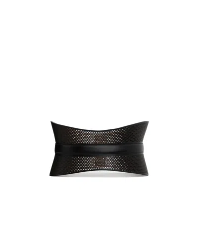 ALAÏA ALAÏA NEO BUSTIER PERFORATED BELT