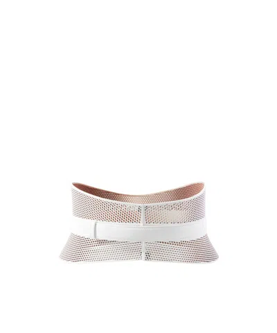 ALAÏA PERFORATED LEATHER BELT