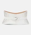 Alaïa Neo Leather Corset Belt In White