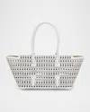 Alaïa Alaia Neo Mina 20 Bag In Vienne Calfskin In 010 Blanc Optique
