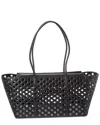 Alaïa Neo Mina 32 Leather Tote In Black