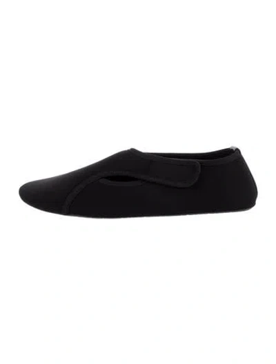 Pre-owned Alaïa Neoprene Flats In Black