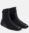 Alaïa Alaia Women La Sneaker In Stretch Patent Fabric In Black