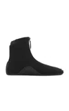 Alaïa Basket Neoprene High-top Sneakers In Black