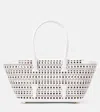 Alaïa Alaia Neo Mina 20 Bag In Vienne Calfskin In White
