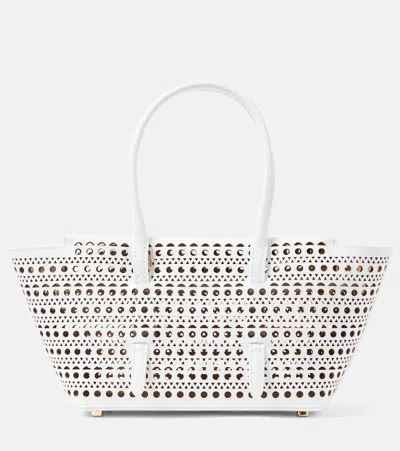 ALAÏA ALAÏA NEW MINA 20 LEATHER SHOULDER BAG