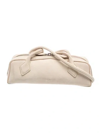Pre-owned Alaïa Nubuck Le Teckel Small In Neutrals