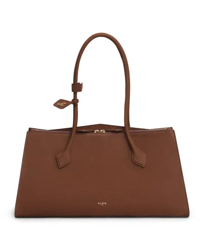 ALAÏA NUBUCK LE TECKEL TOTE BAG