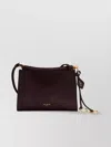 Alaïa Nubuck Small Square Bag With Gold-tone Hardware