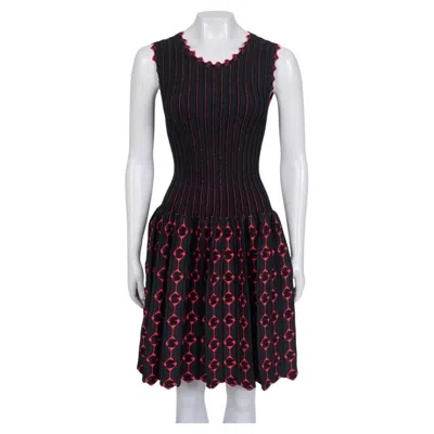 Pre-owned Alaïa Nwot  Black Fitted Sleeveless Dress - It38/xs