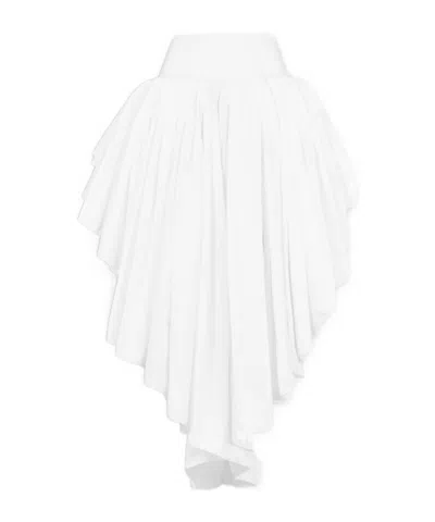 Alaïa Nylon Maxi Petticoat In White