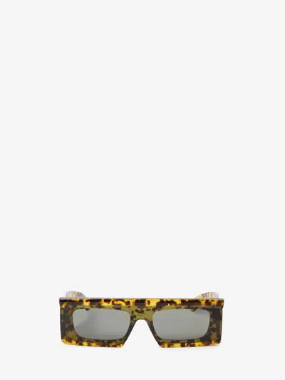 Alaïa Mask Sunglasses In Metallic