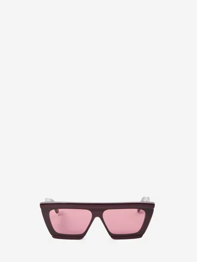 Alaïa Mask Sunglasses In Red