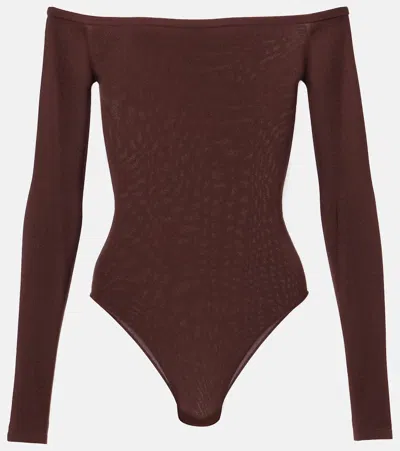 Alaïa Off-shoulder Bodysuit