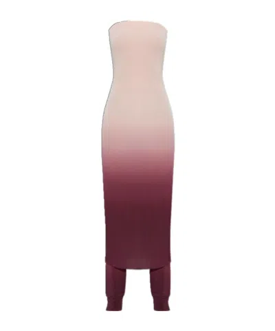 Alaïa Off-the-shoulder Jumpsuit In Pink