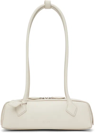 Alaïa Off-white 'le Teckel' Small Bag In 030 - Ivoire