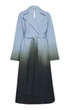 Alaïa Ombre Cotton Trench Coat