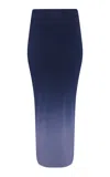 Alaïa Ombre Jersey Maxi Skirt