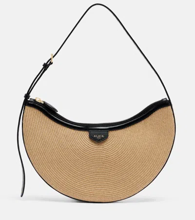 Alaïa One Piece Demi Lune Small Shoulder Bag In Neutral