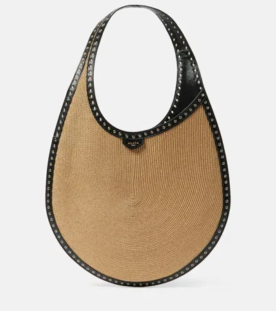 Alaïa One Piece Medium Shoulder Bag In Naturel