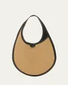 Alaïa One Piece Medium Shoulder Bag In Naturel