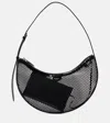 Alaïa One Piece Mini Mesh Shoulder Bag In Black