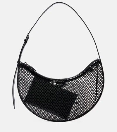 Alaïa Alaia Womens Noir One Piece Woven Shoulder Bag In Black