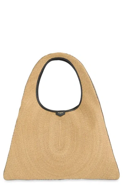 Alaïa One Piece Woven Straw Hobo Bag In Naturel 113