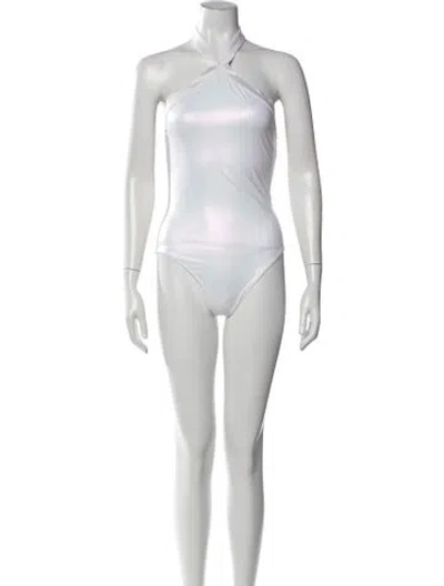 Pre-owned Alaïa One-piece In White