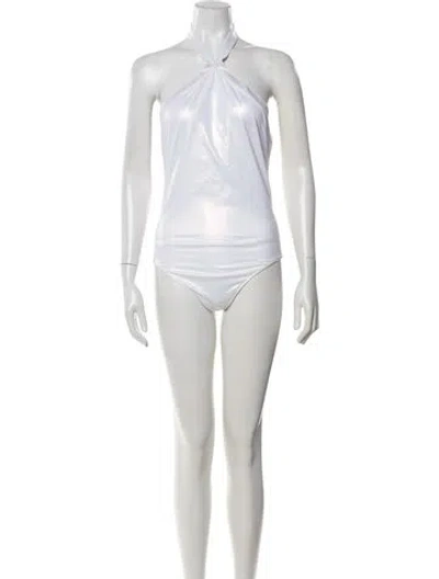 Pre-owned Alaïa One-piece In White