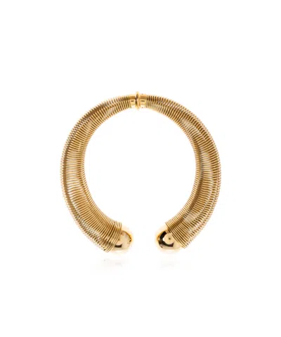 Alaïa Open Design Necklace In Yellow