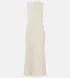 Alaïa Alaia Open-knit Cotton-blend Maxi Dress