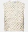 Alaïa Alaia White Knotted Sleeveless Tank Top Women