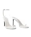 Alaïa Open Toe High Heel Sandals In White