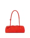 Alaïa Le Teckel Medium Nubuck Shoulder Bag