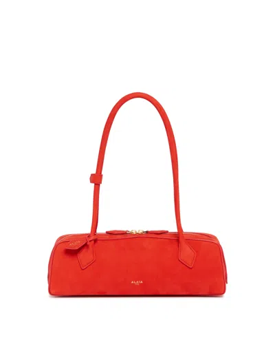 ALAÏA ORANGE MEDIUM LE TECKEL BAG