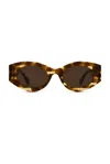 Alaïa Oval Sunglasses